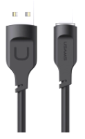 Кабель USB2.0 AM - Lightning 1.2м USAMS Lithe черный SJ565USB01